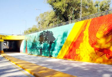 Túnel de Beiró y vías del FFCC Urquiza