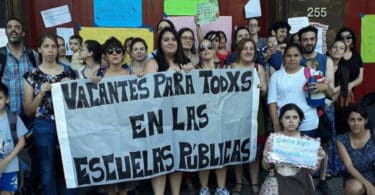 Escuelas públicas porteñas: falta de vacantes