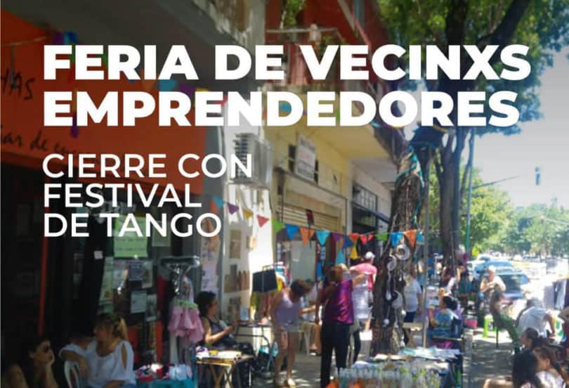 Parque Chás: Feria barrial y festival de tango