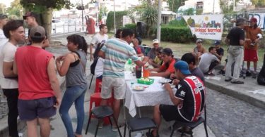 Argentina sin hambre, olla popular en villa pueyrredón