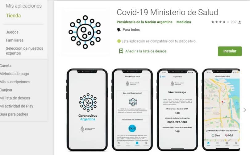 app oficial coronavirus