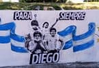 Mural de Maradona Villa Pueyrredón