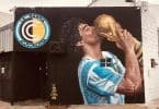 Mural de Maradona en Agronomía