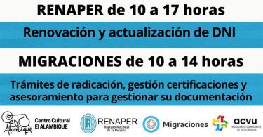 RENAPER y Migraciones