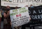 Protesta contra el Código Urbanístico