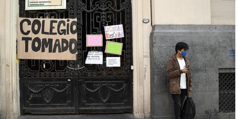 Escuelas tomadas Ciudad de Buenos Aires
