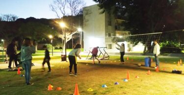 Escuelita de Voley Micaela Garcìa del Movimiento Evita