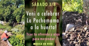 Huerta La Unión, celebra la Pachamama