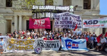 Facultad de Agronomía en defensa de la Universidad Pública