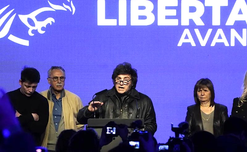 Javier Milei en la derrota y crisis