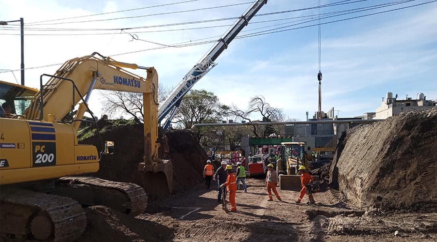 Paso peatonal Puente Robinson Villa Pueyrredón