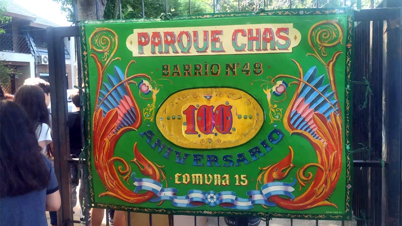 Festejos centenario de Parque Chas
