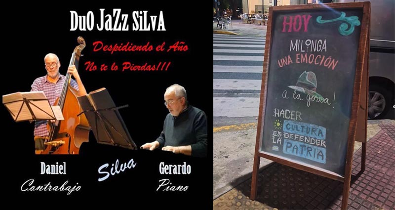 Milonga y jazz en Villa Pueyrredón