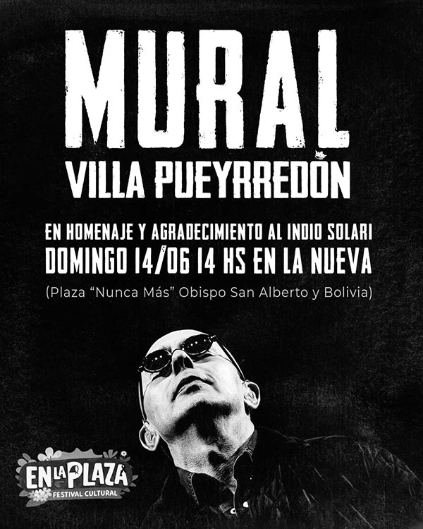 Mural en Homenaje al Indio Solari