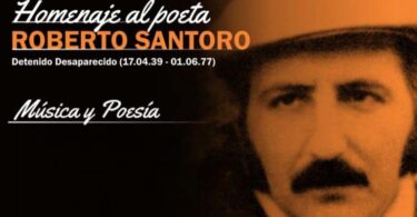 Homenaje al escritor y militante Roberto Santoro