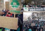 Movilizacion en contra de la privatización del reciclado
